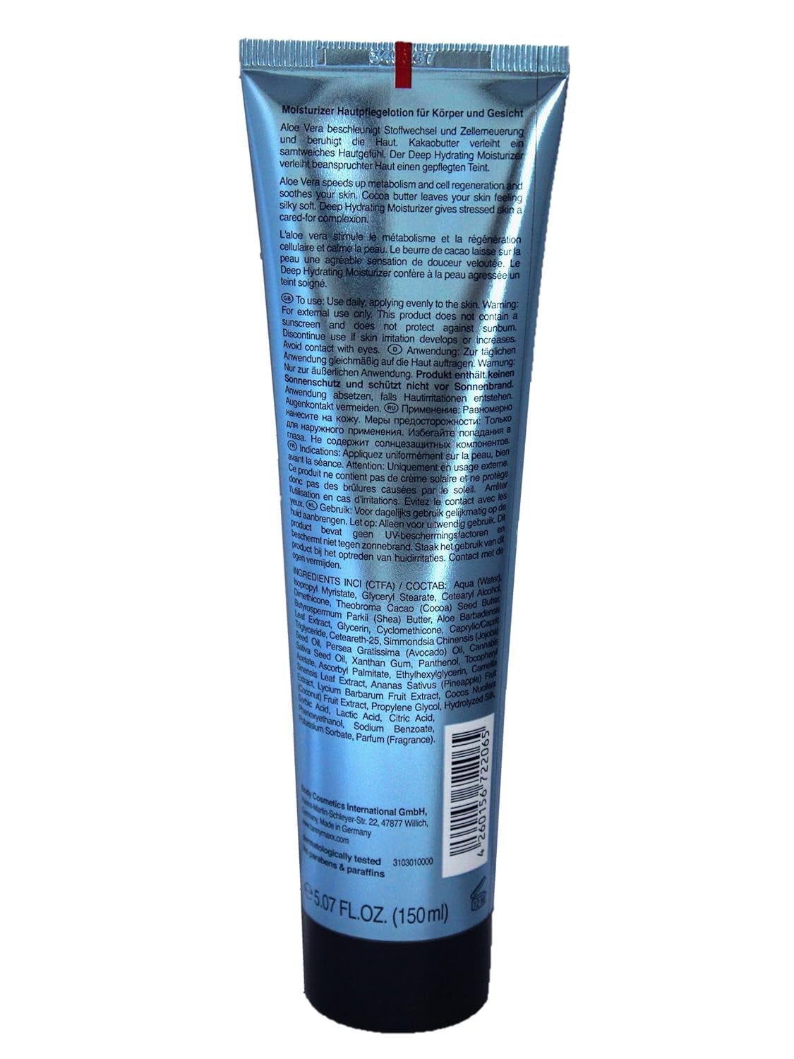 Dark Deep Hydrating Moisturizer Mit Shea Butter plus Hautpflege Creme, 1Er Pack (1 X 150 Ml)