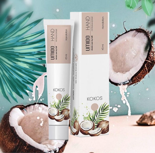 4 Stück Set Aktion UMIDO Hand-Lotion Set 45 Ml Kokos-Extrakt | Handcreme | Pflegecreme | Lotion | Hautpflege | Handcreme Set